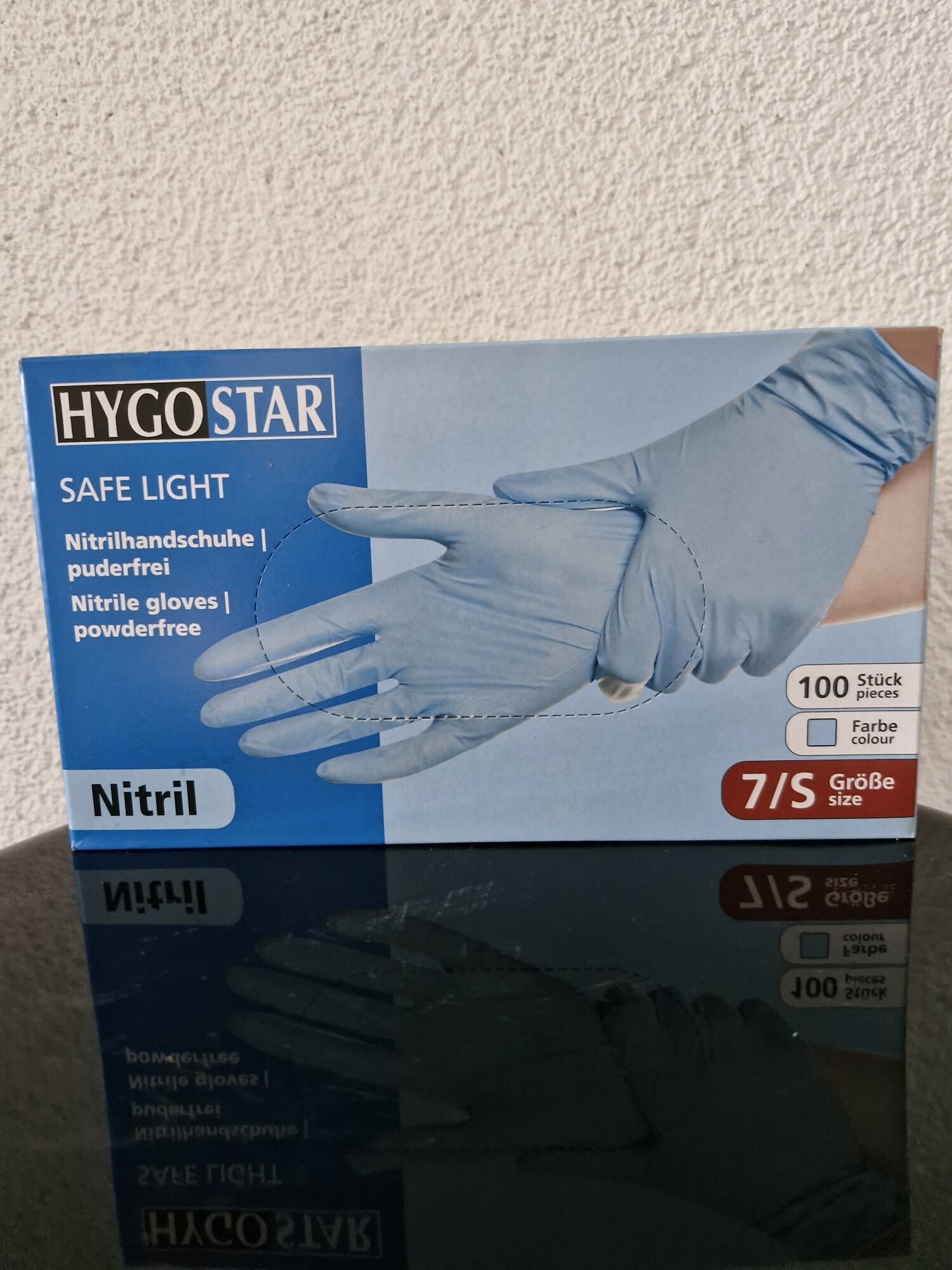 Nitrilhandschuhe Safe Light | puderfrei, blau 100Stück/Box