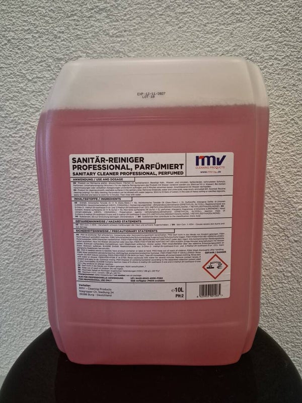 Sanitär-Reiniger Professional – Parfümiert (10 L)