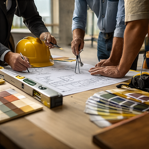 „Baukoordination und Projektmanagement in Linz – Koordination aller Gewerke für reibungslose Bauabläufe durch Ismed Group.“