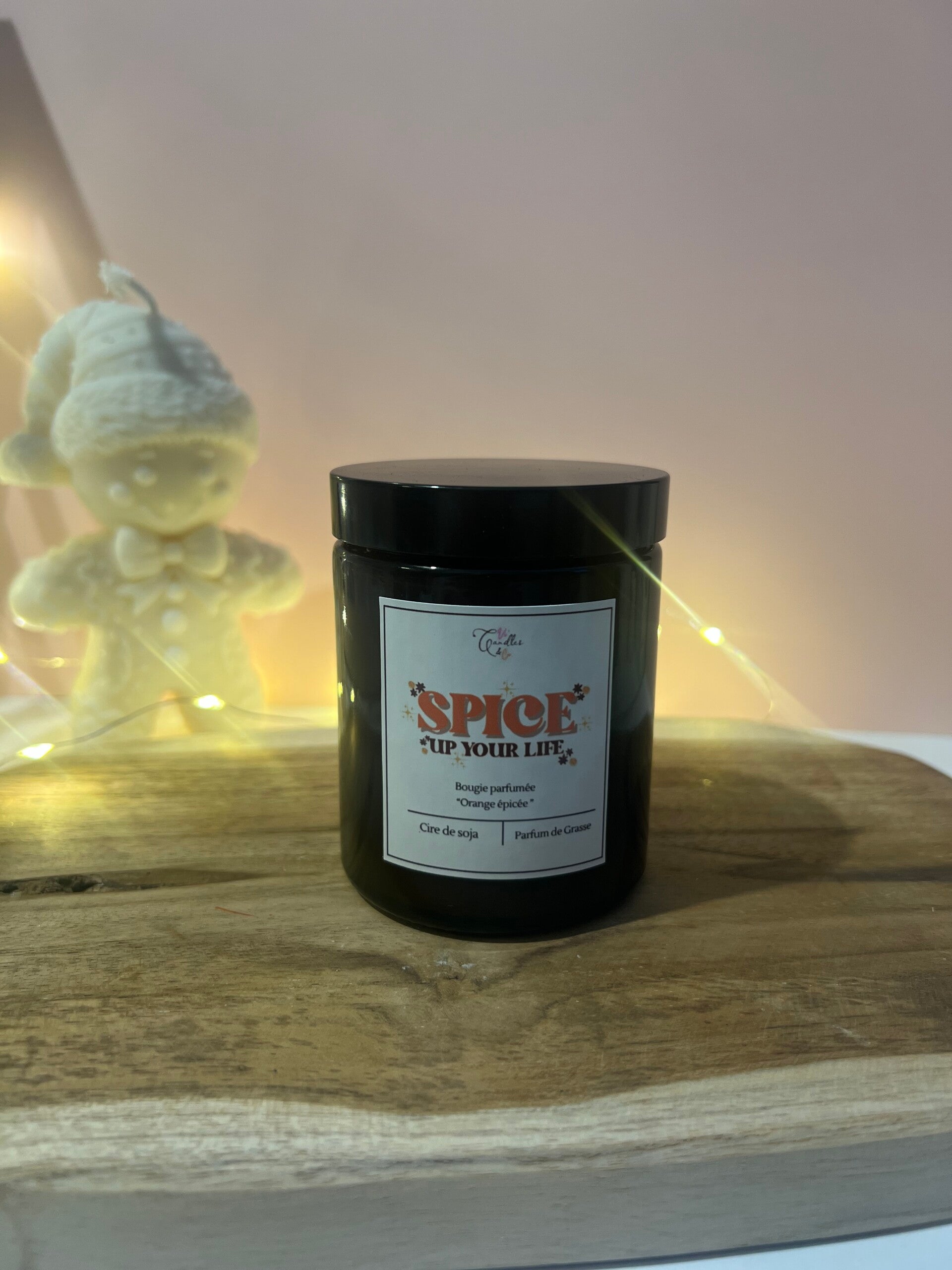 Bougie orange épicée