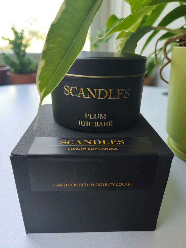 Large Tin Candle