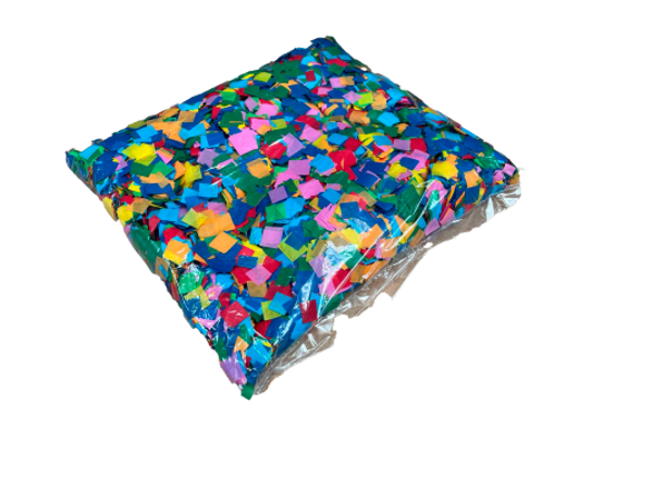 the confetti maker Confetti Squares 17x17mm - Multicolor