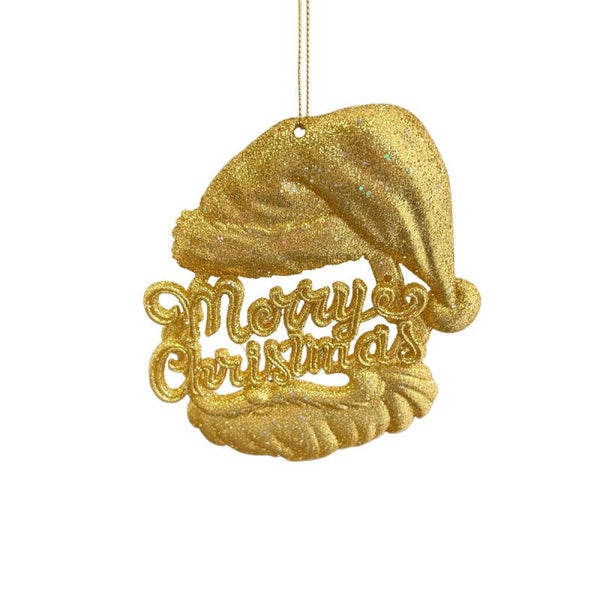 kerstman baard & muts - Merry Christmas
