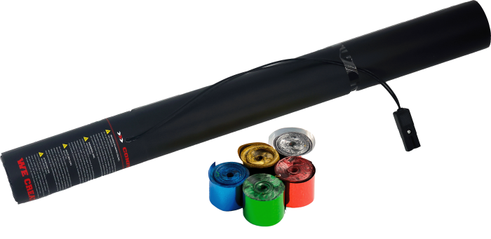 TCM elektrische streamer 80 cm metalic (plastiek)