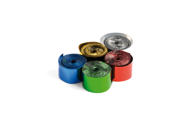 the confetti maker Metallic Streamers 5m x 0,85cm 100 stuks pvc