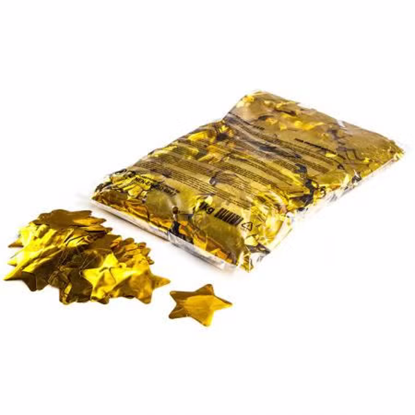 the confetti maker slowfall Metallic Confetti Stars Ø 55mm pvc 1 kg
