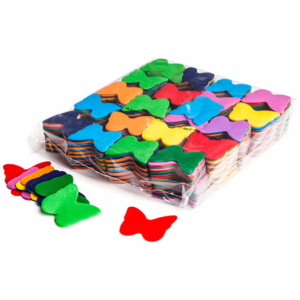 the confetti maker Slowfall Confetti Butterfly Ø 55mm papier 1 kg