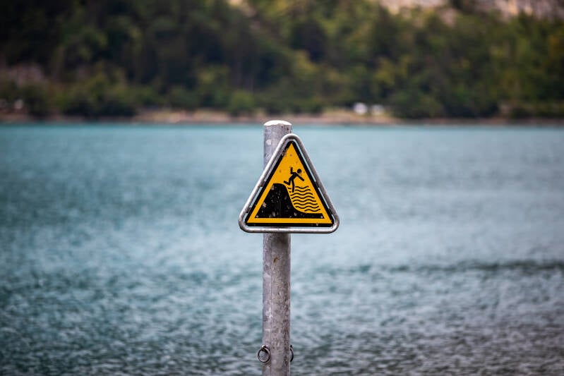 Untiefen im Walensee