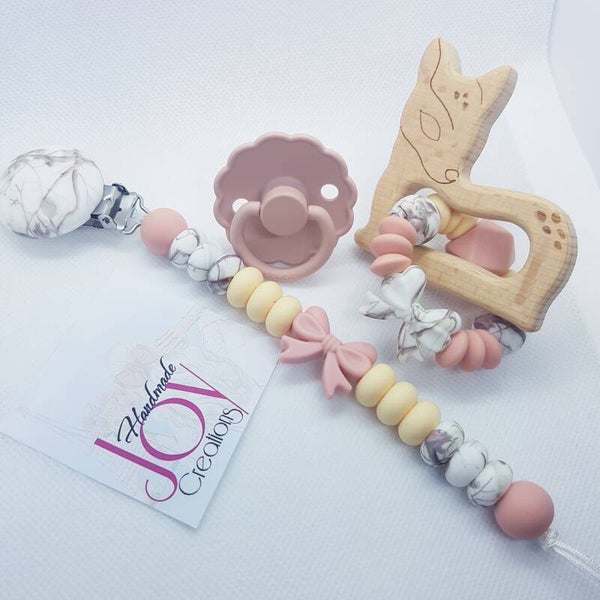 Setje Blush silicone speen