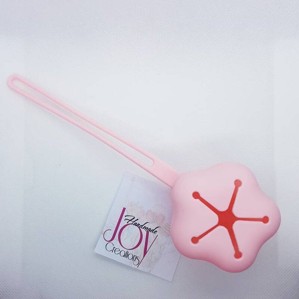 Fopspeenhouder Bloem Baby Roze