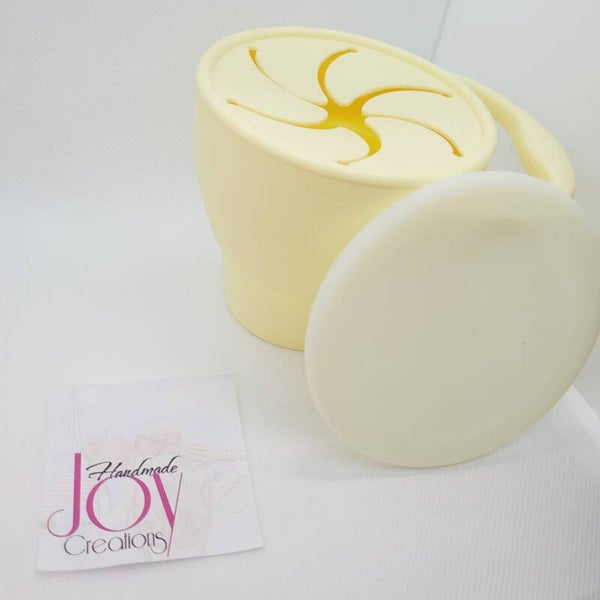 Snackcup Pastel geel