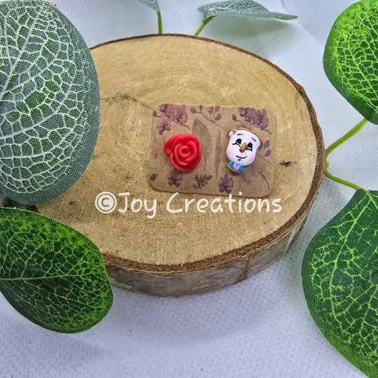 Oorbellen kids Belle en het Beest 2