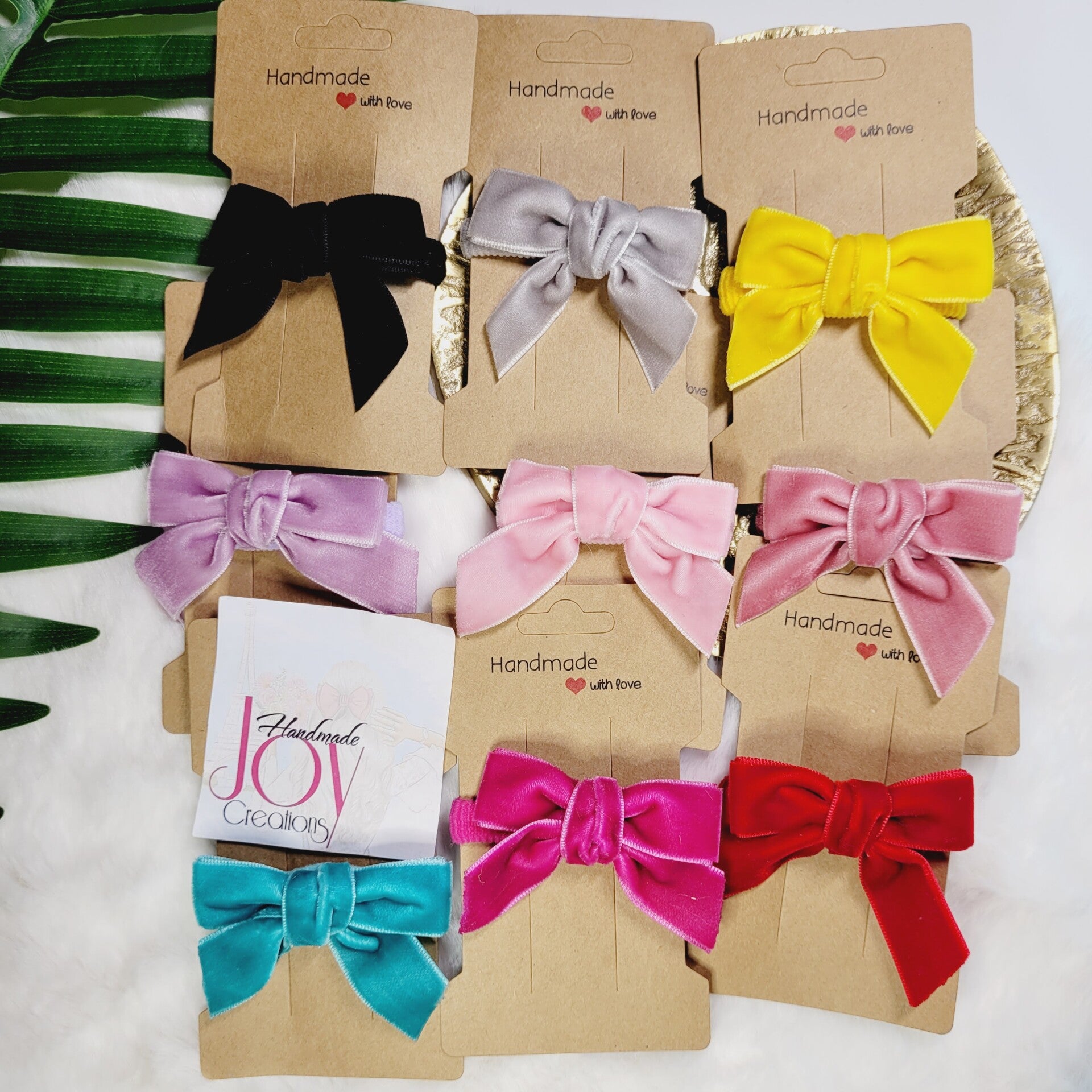 Haarrekker strikje fluweel