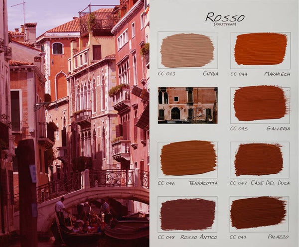 Rosso - Kleurenkaart - Carte Colori