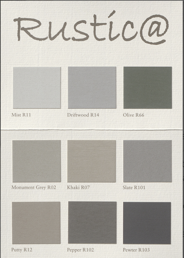 Rustica - Kleurenkaart - Painting The Past