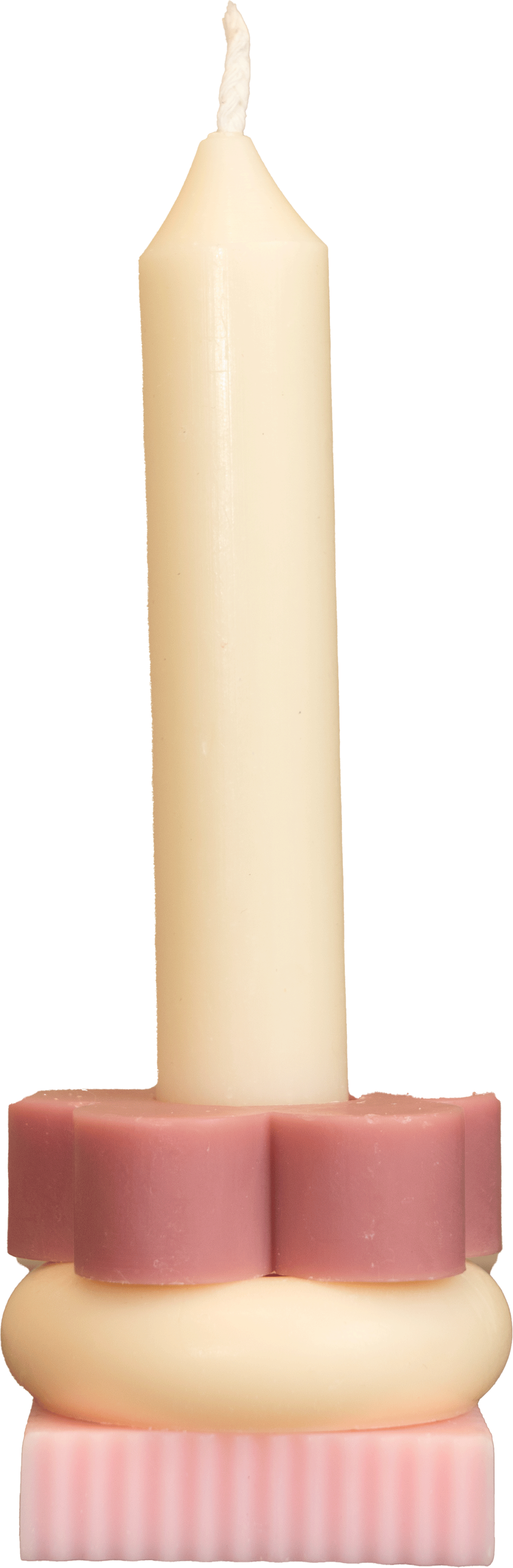 Stapelkaars klein- Meerkleurig