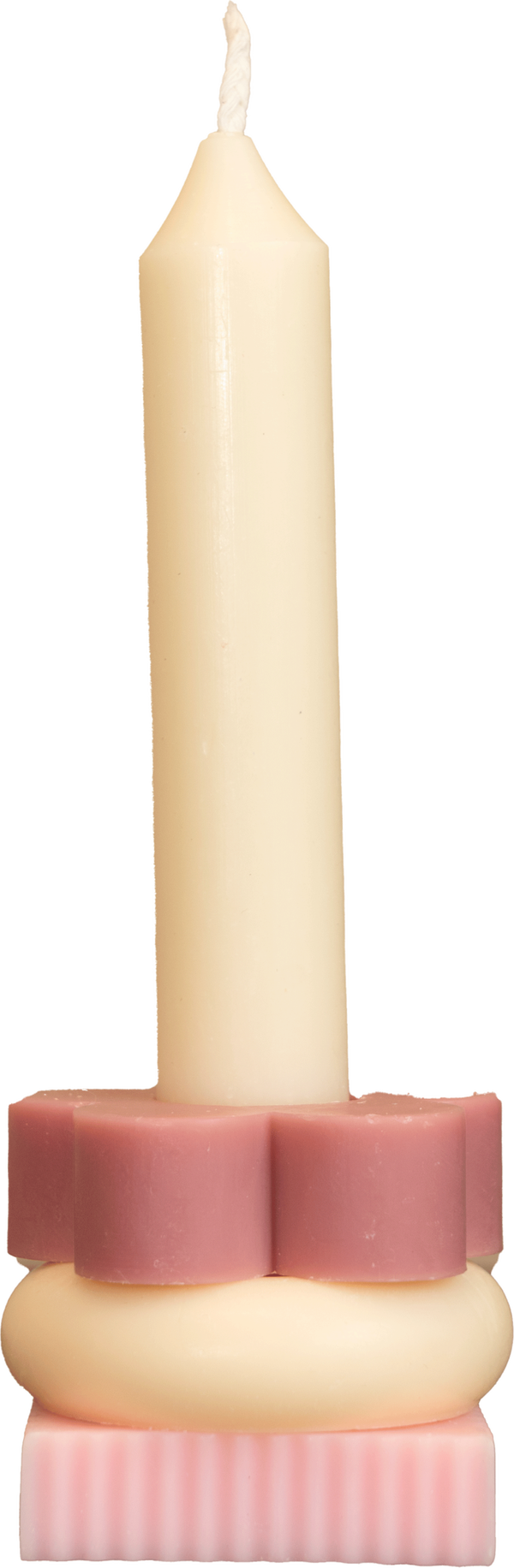 Stapelkaars klein- Meerkleurig