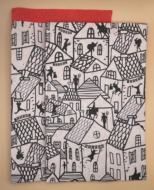 Cadeauzakje - Sinterklaas huisjes