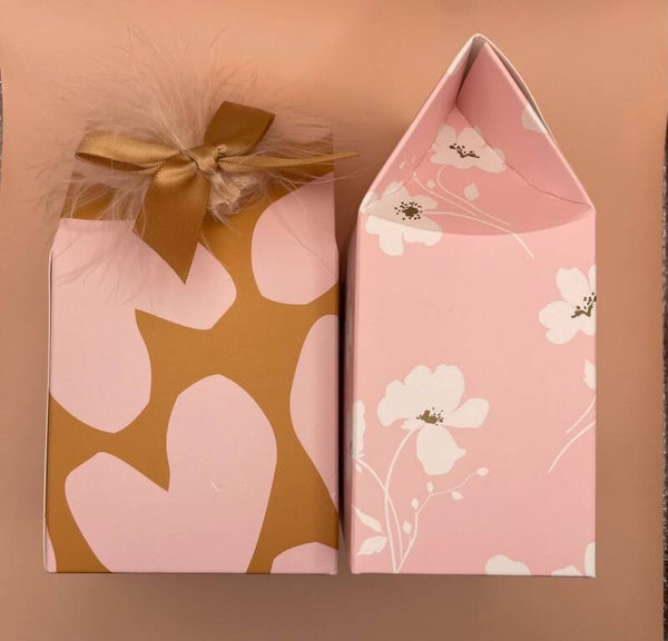 Cadeaudoosje - Hart en bloem