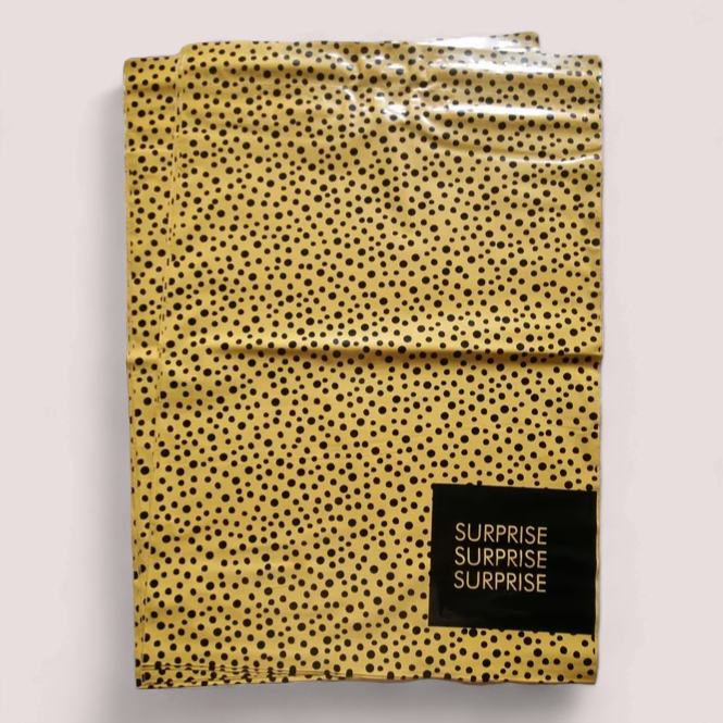 Verzendzak - Dots yellow