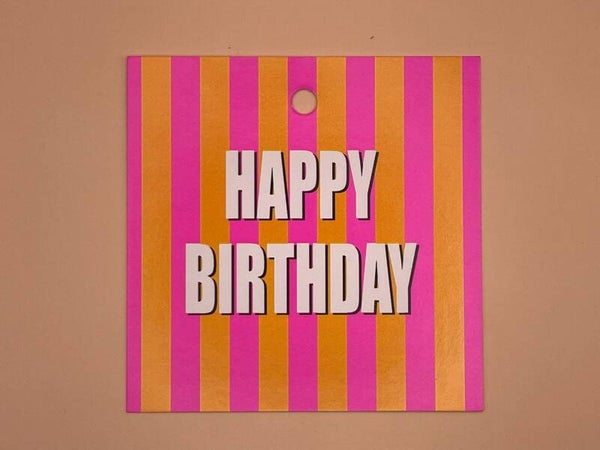 Cadeaulabel - Happy birthday