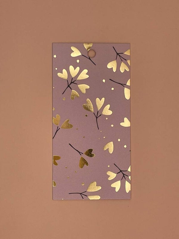 Cadeaulabel - Hartjesbloem