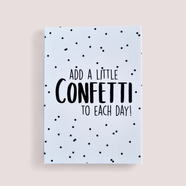 Kaartje - Confetti