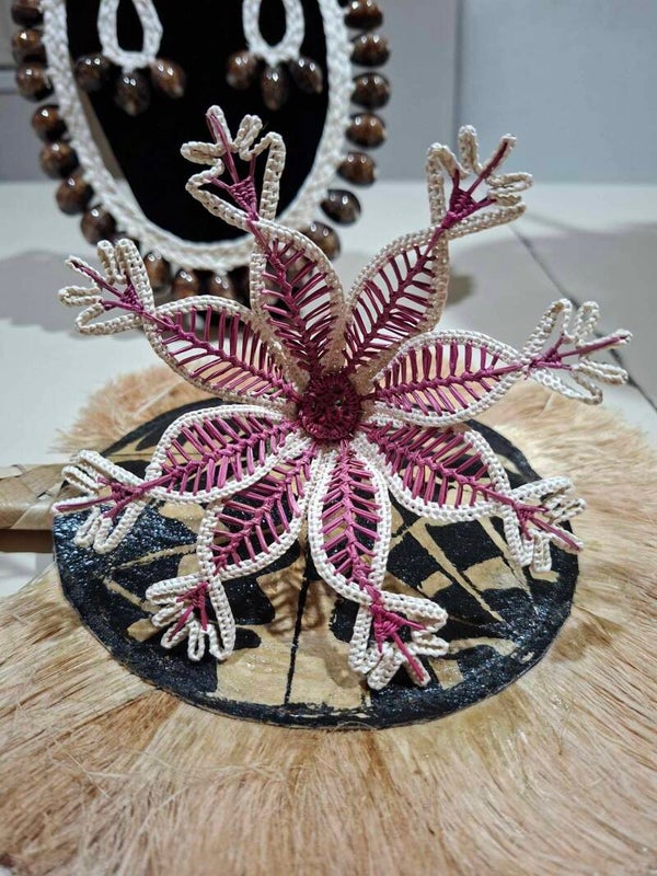 Marshallese Flower - Large Pink