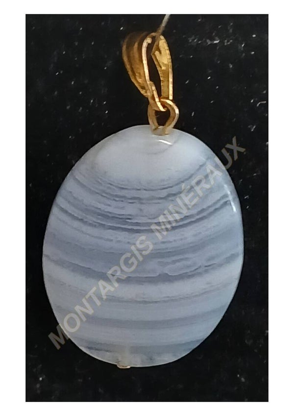 Pendentif goute Blue lace 26-01