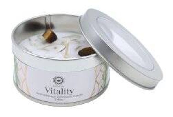 Bougie Green Tree 'Vitalité' Oeil de Tigre + Gingembre doux