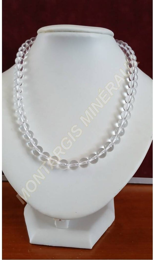 Collier Cristal de roche 42 cm