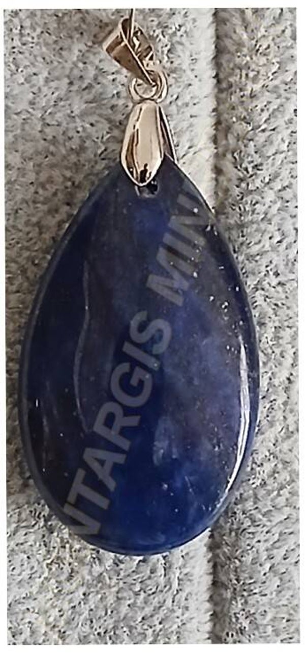 Pendentif goute Lapis lazuli 26-02
