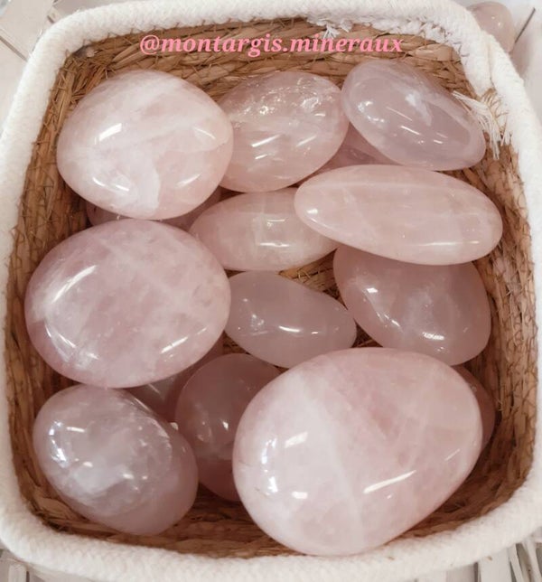 galets quartz rose