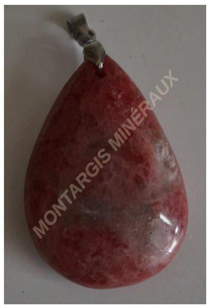 Pendentif goute Rhodonite 26-01