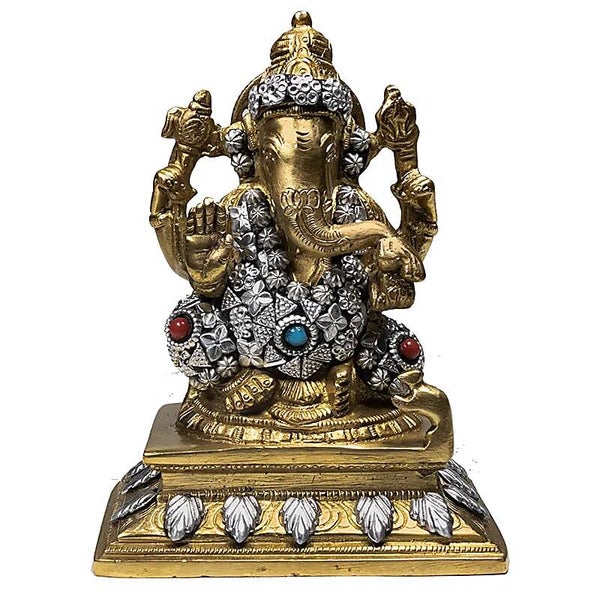 Statuette Ganesh en laiton