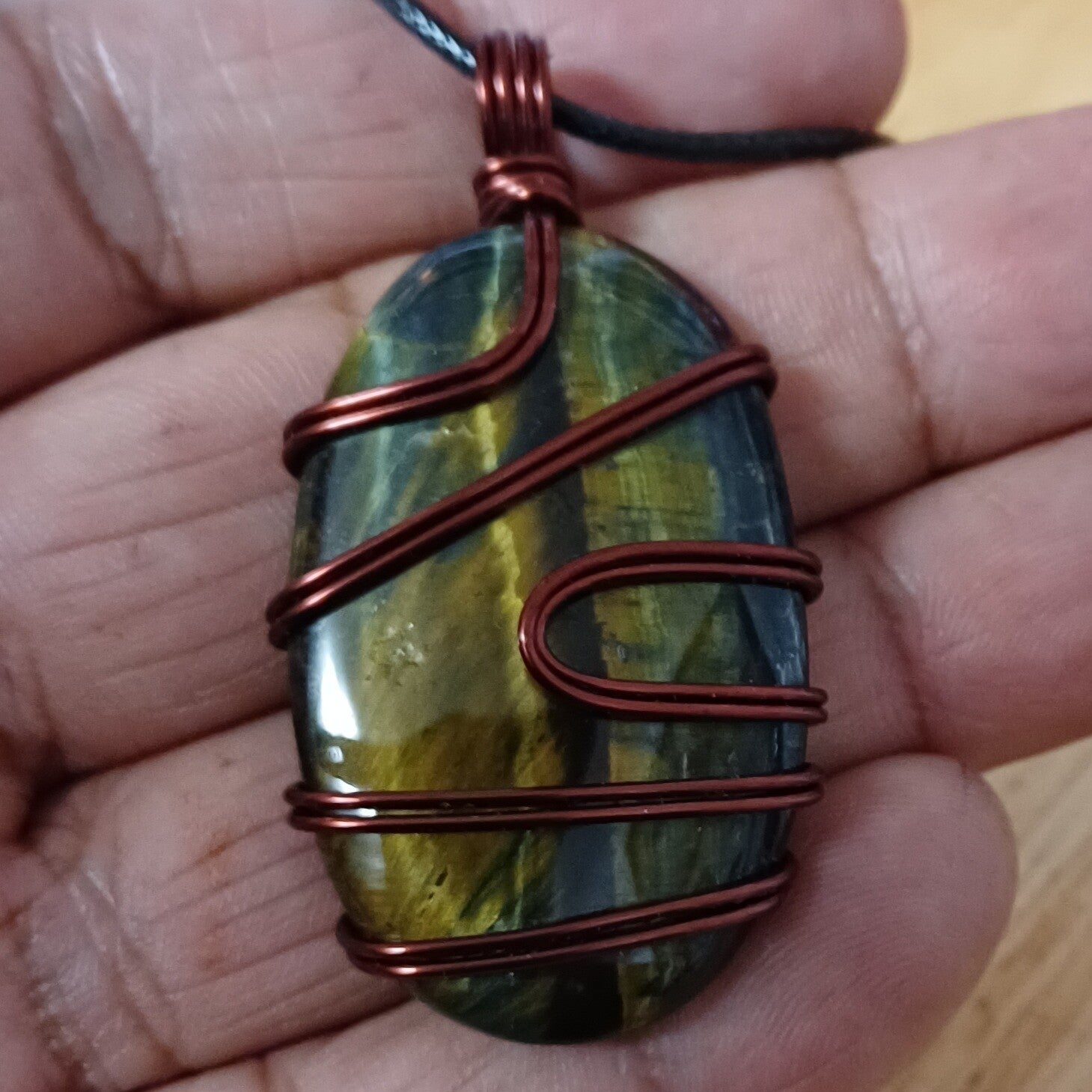 Pendentif Œil du tigre 1