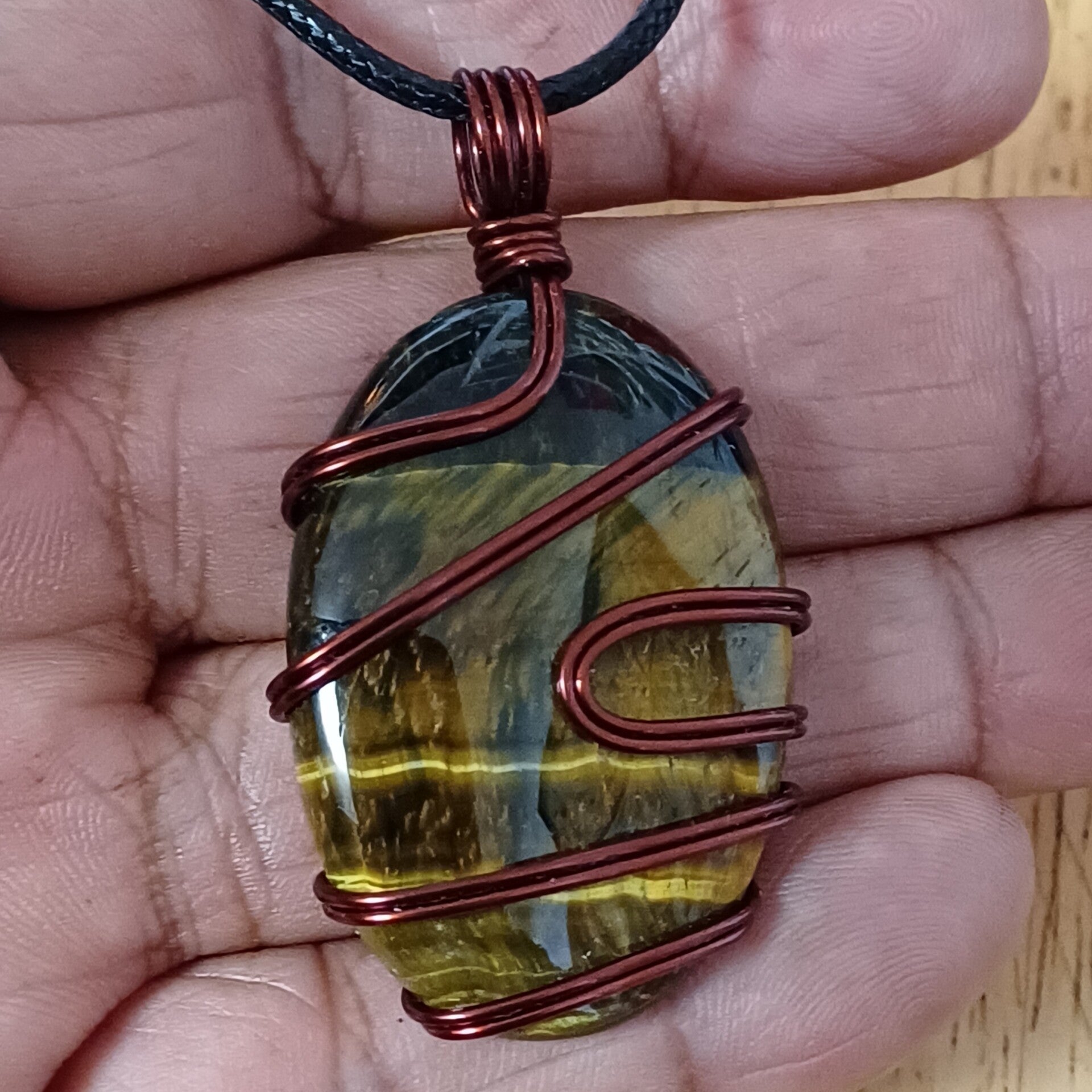 Pendentif Œil du tigre 2