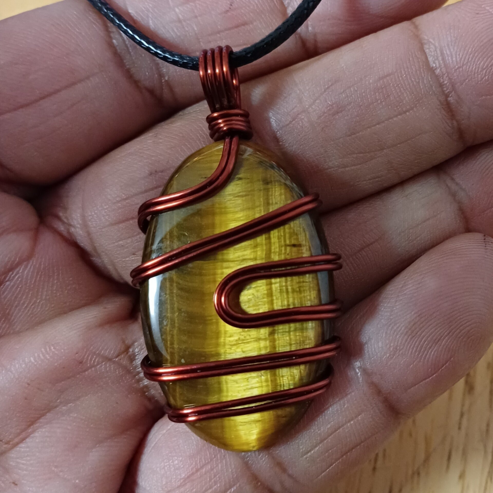 Pendentif Œil du tigre 4