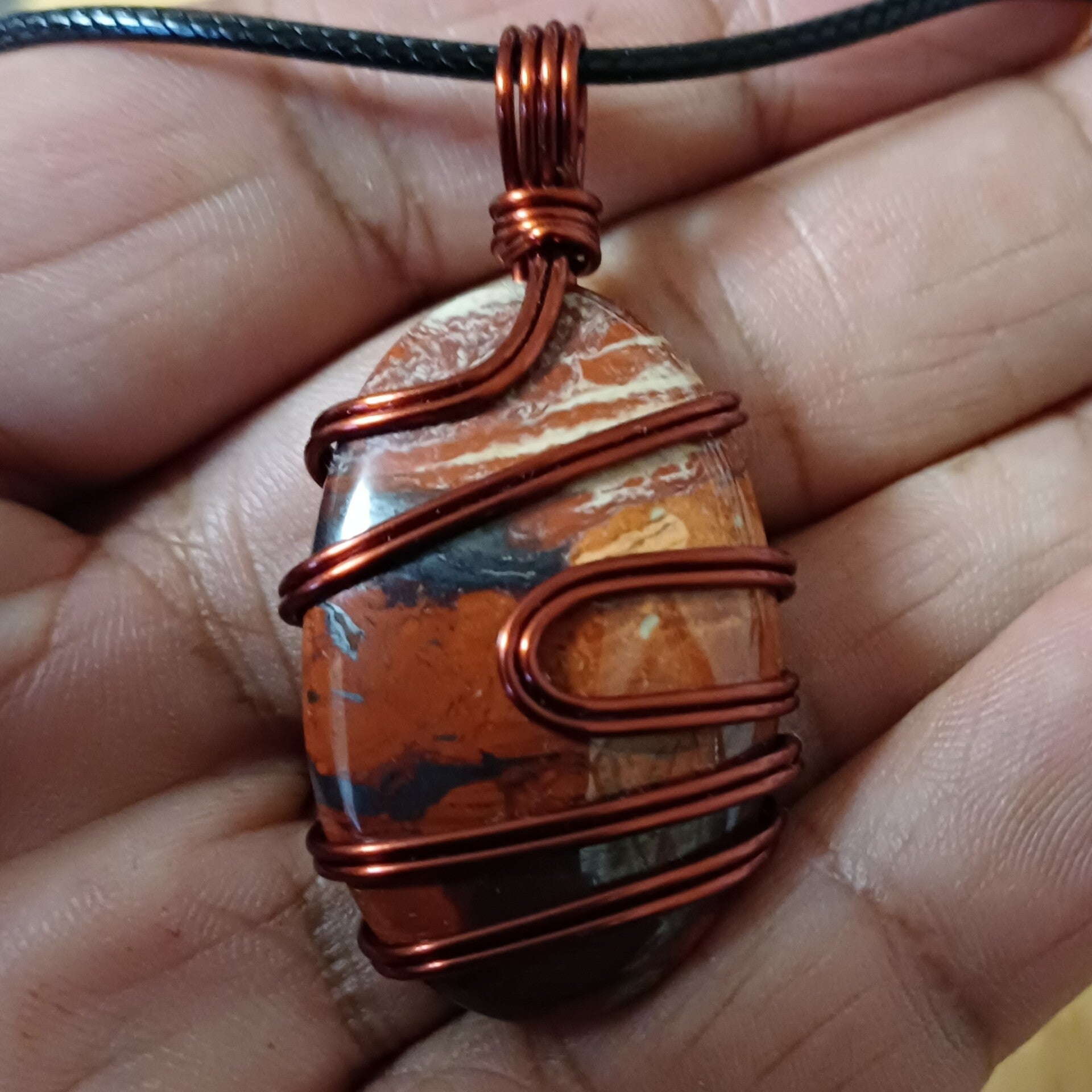 Pendentif Jaspe peau de serpent