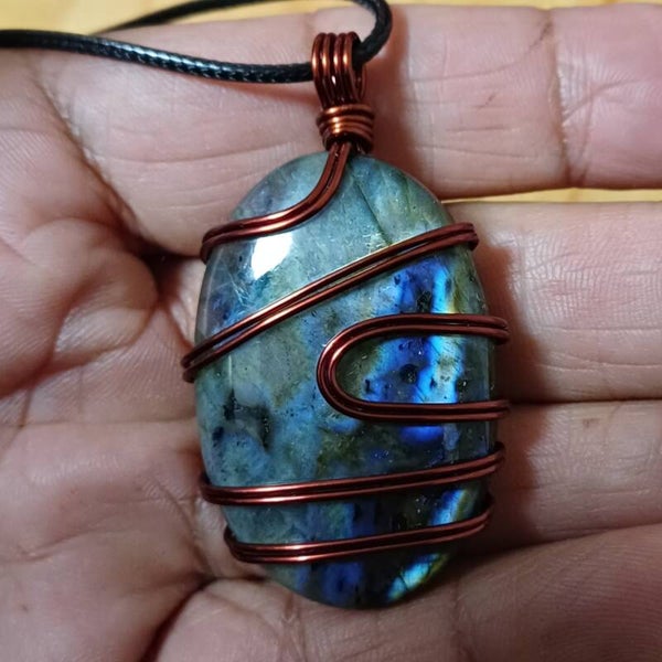 Pendentif labradorite 1