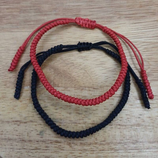 Bracelet Tibétain en coton – Porte-bonheur