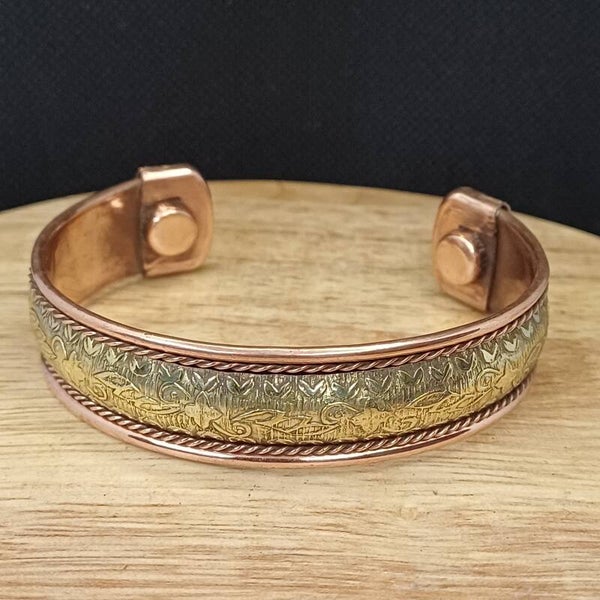 Bracelet magnétique en cuivre