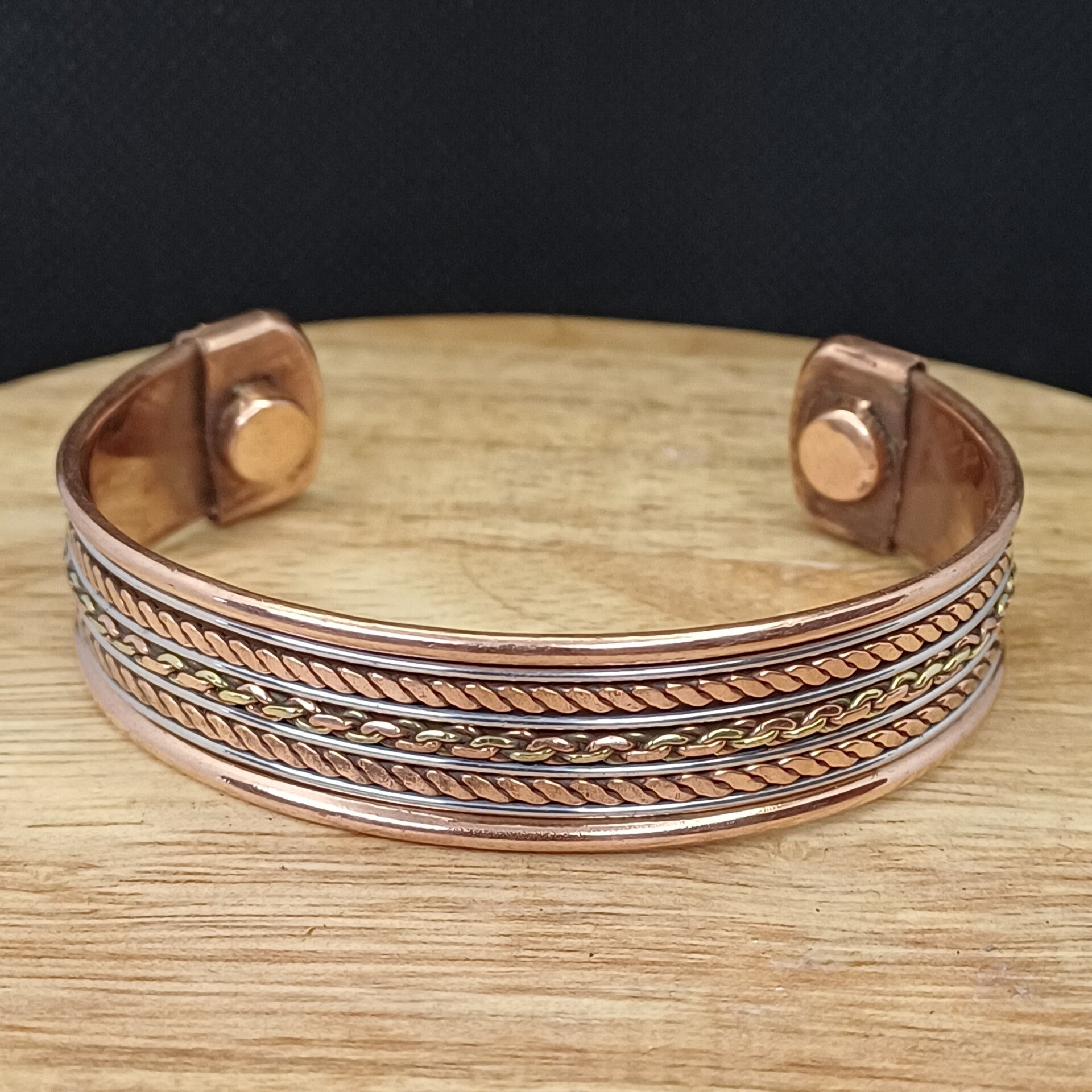 Bracelet magnétique en cuivre