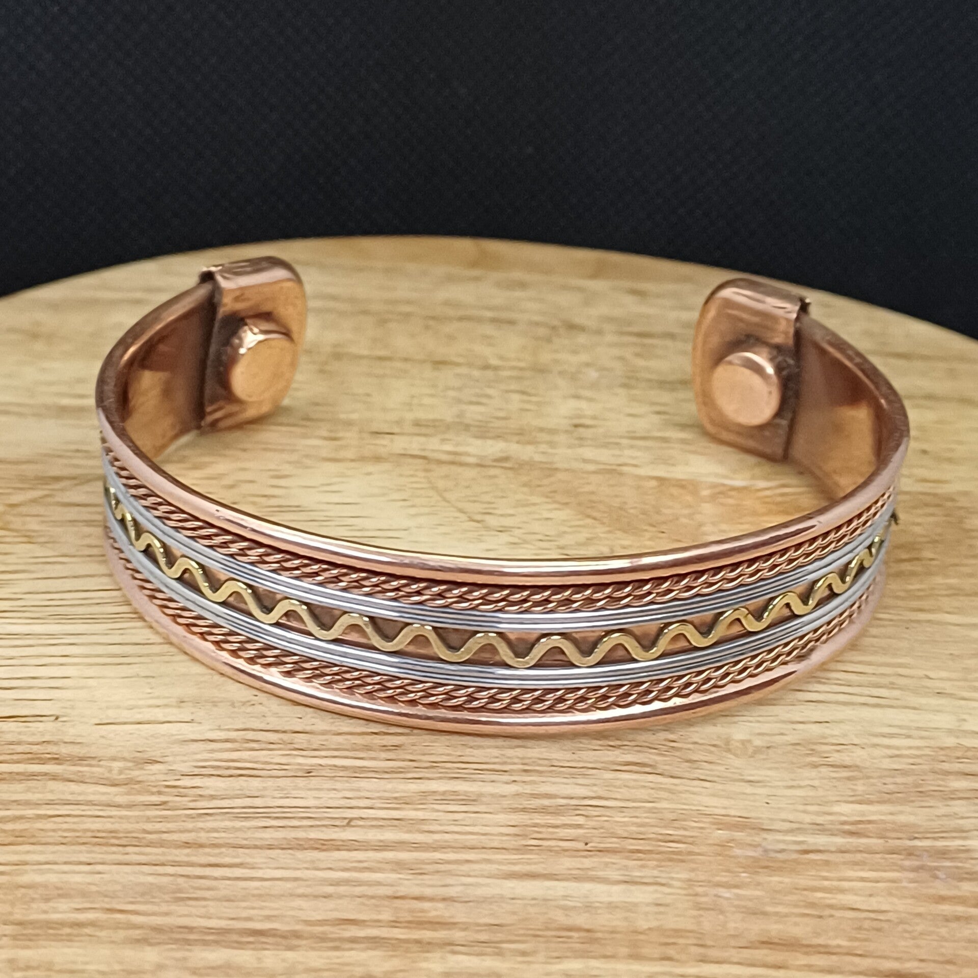 Bracelet magnétique en cuivre