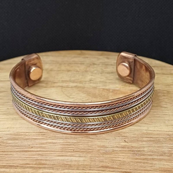 Bracelet magnétique en cuivre