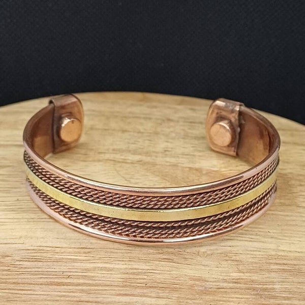 Bracelet magnétique en cuivre