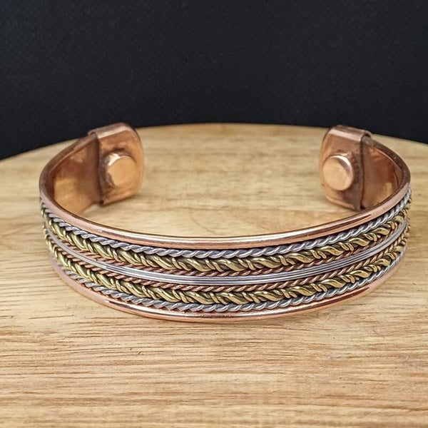 Bracelet magnétique en cuivre