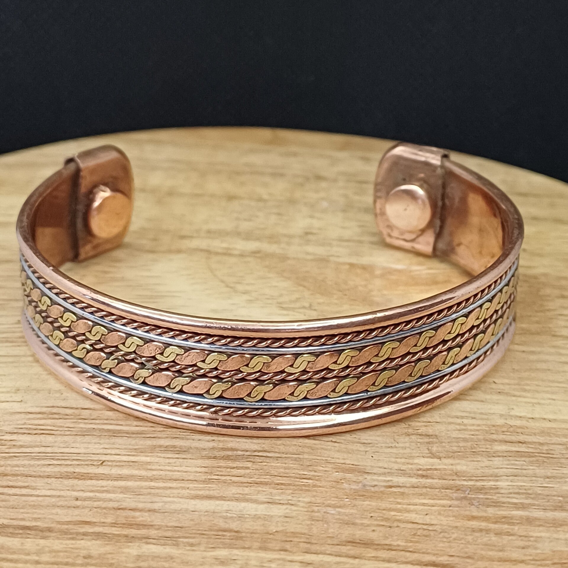 Bracelet magnétique en cuivre