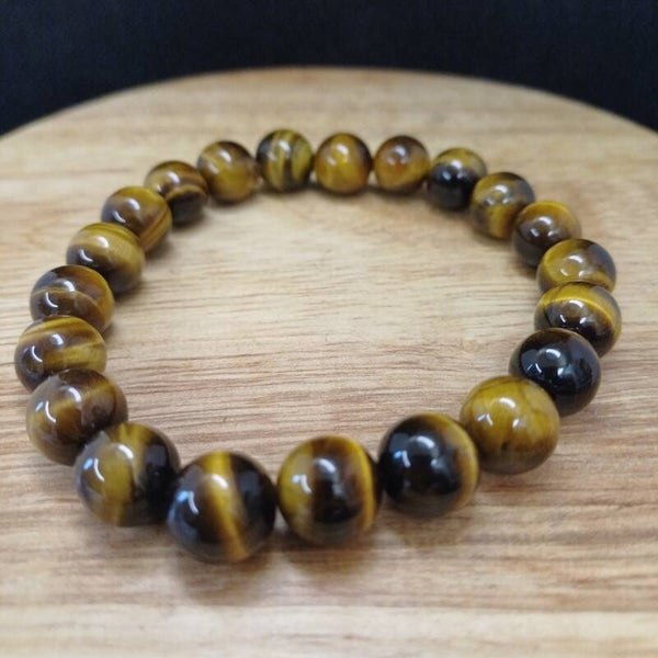 Bracelet Oeil du tigre 10 mm