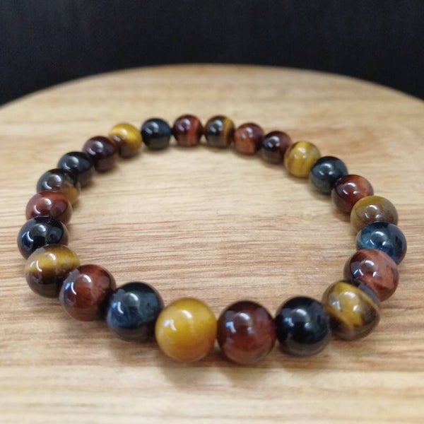 Bracelet 3 yeux 8 mm